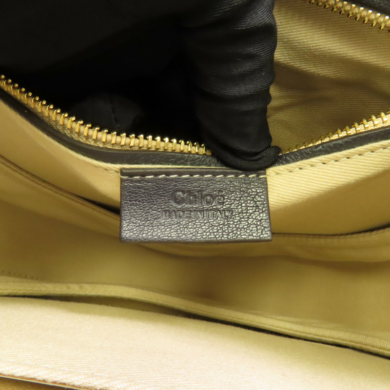 Chloe 麂皮/牛皮皮革Pixie Bag金扣手挽肩背兩用袋-9