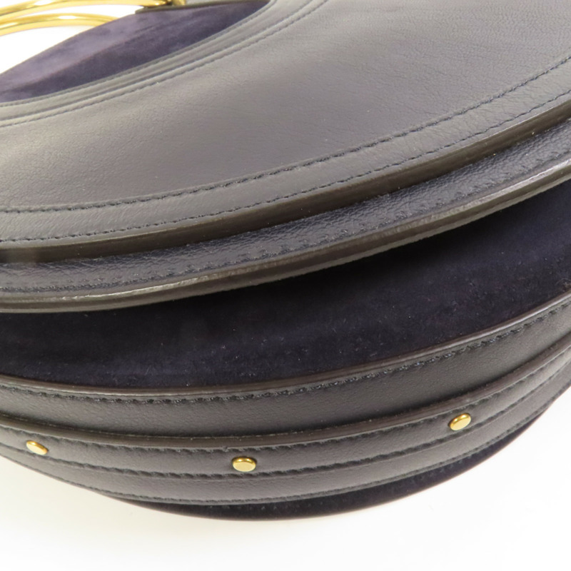 Chloe 麂皮/牛皮皮革Pixie Bag金扣手挽肩背兩用袋-10