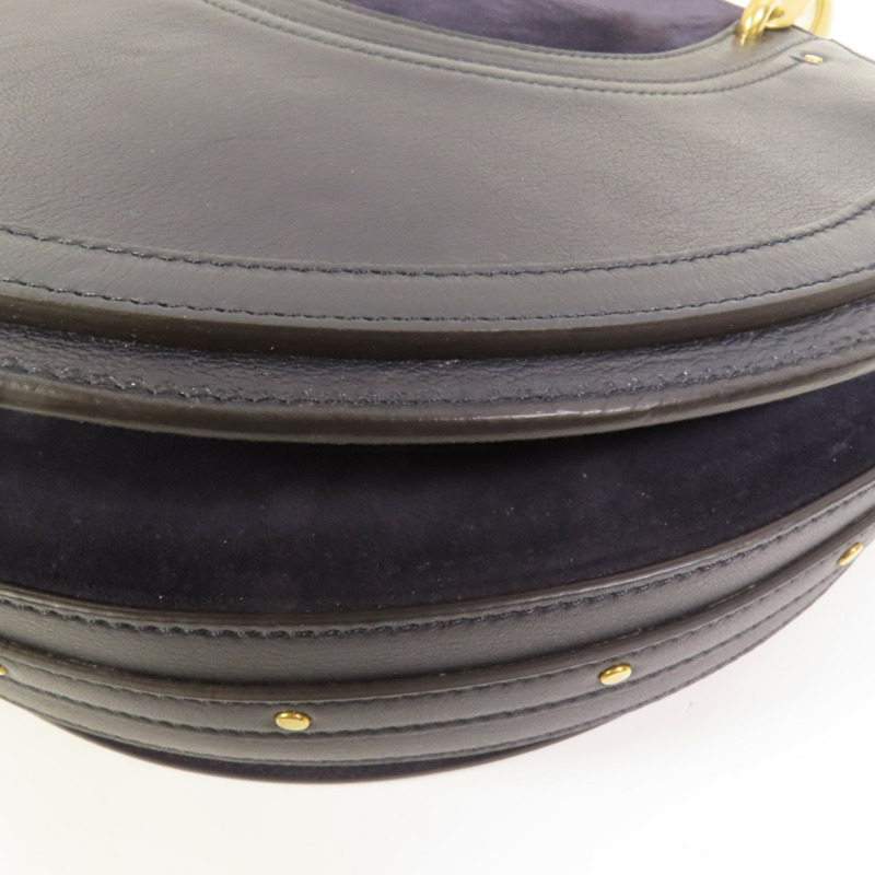 Chloe 麂皮/牛皮皮革Pixie Bag金扣手挽肩背兩用袋-11