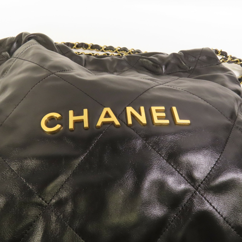 CHANEL Chanel 22 Small金扣鏈帶肩背袋-7