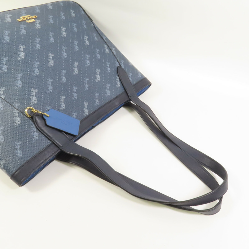 COACH 塗層帆布Shoulder Bag肩背袋-5