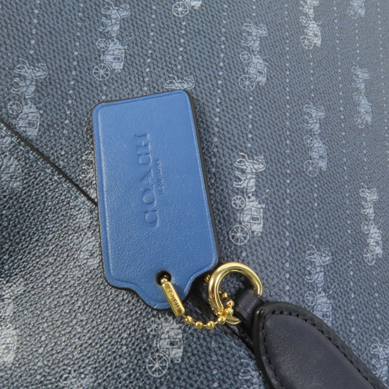 COACH 塗層帆布Shoulder Bag肩背袋-6