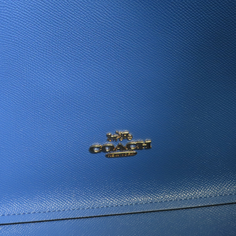 COACH 塗層帆布Shoulder Bag肩背袋-8