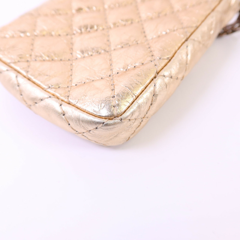 CHANEL 牛皮皮革2.55 Phone Bag鏈帶肩背袋-12