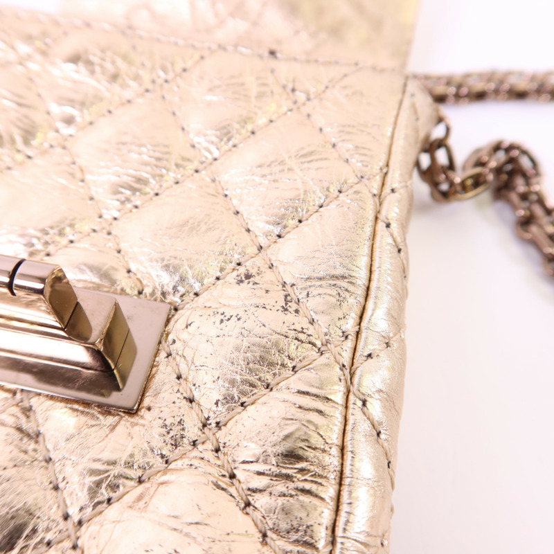 CHANEL 牛皮皮革2.55 Phone Bag鏈帶肩背袋-20