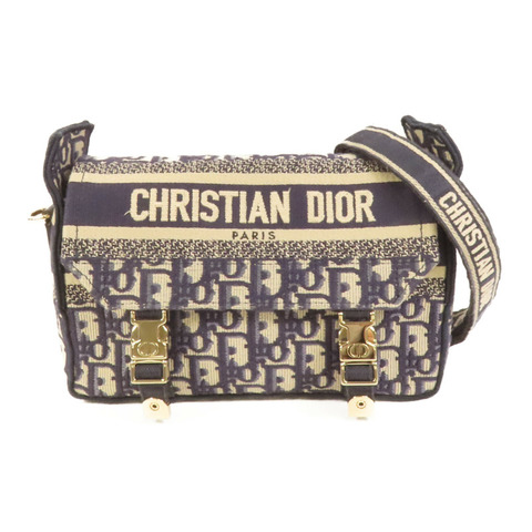 Dior 帆布Diorcamp Small金扣肩背袋