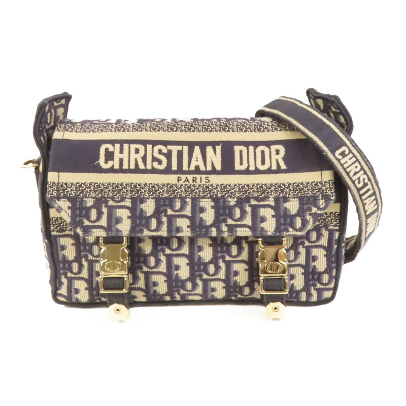 Dior 帆布Diorcamp Small金扣肩背袋-0