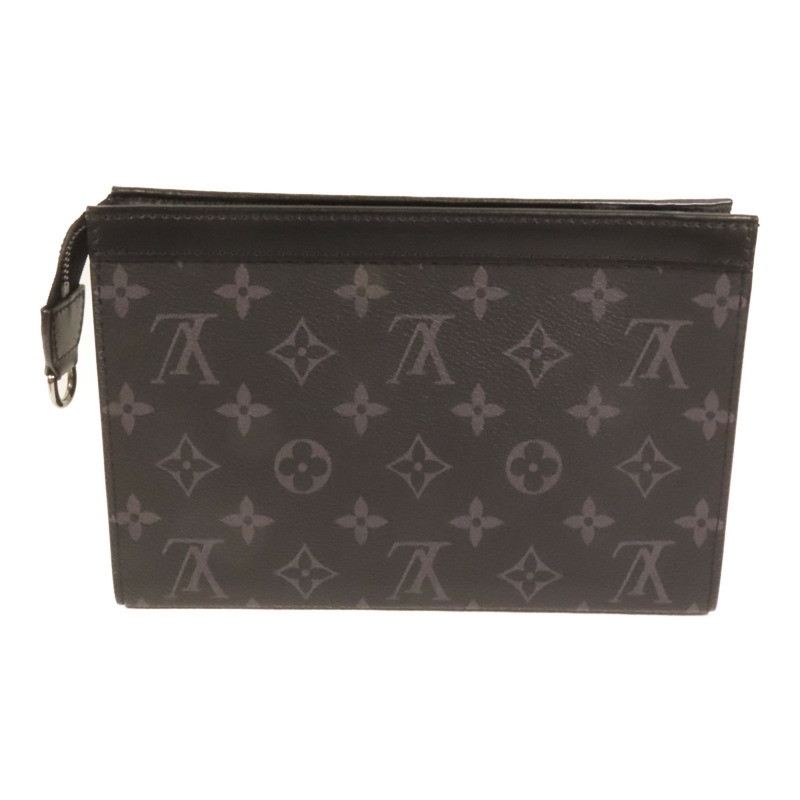 LOUIS VUITTON Monogram Eclipse Gaston銀扣肩背袋-1
