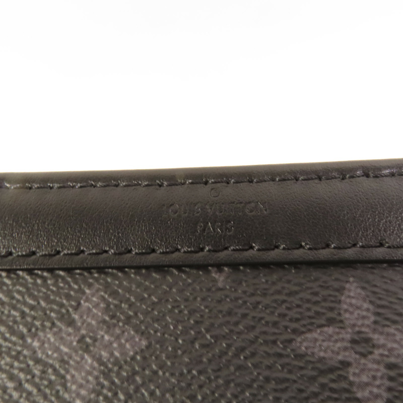 LOUIS VUITTON Monogram Eclipse Gaston銀扣肩背袋-7