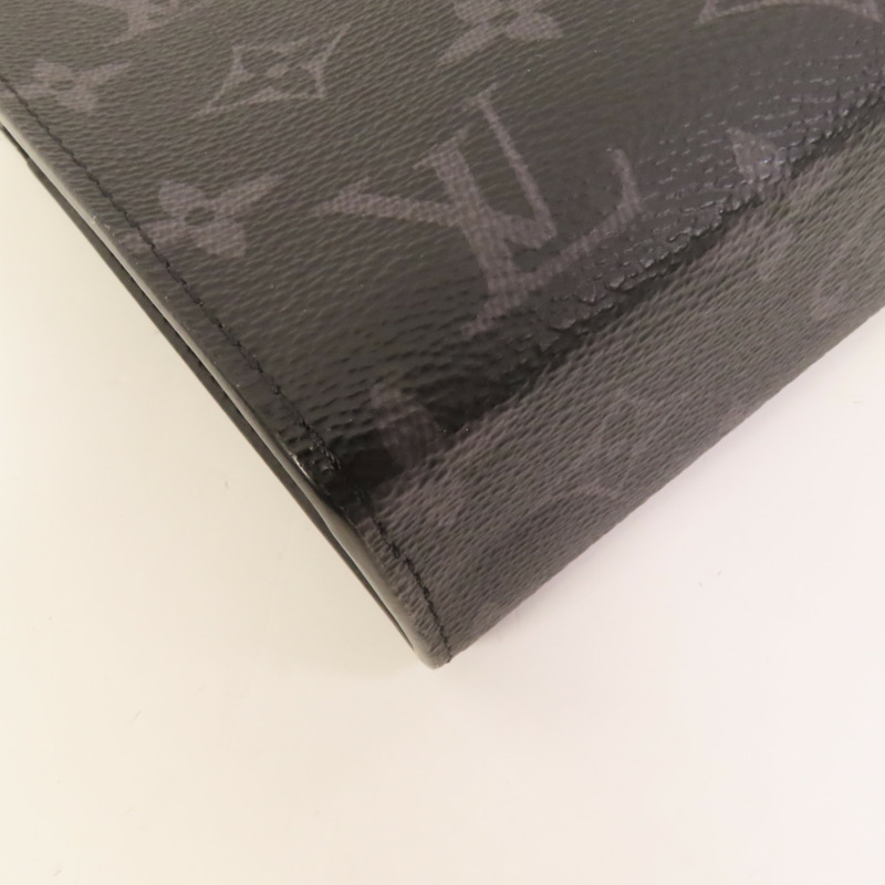 LOUIS VUITTON Monogram Eclipse Gaston銀扣肩背袋-14