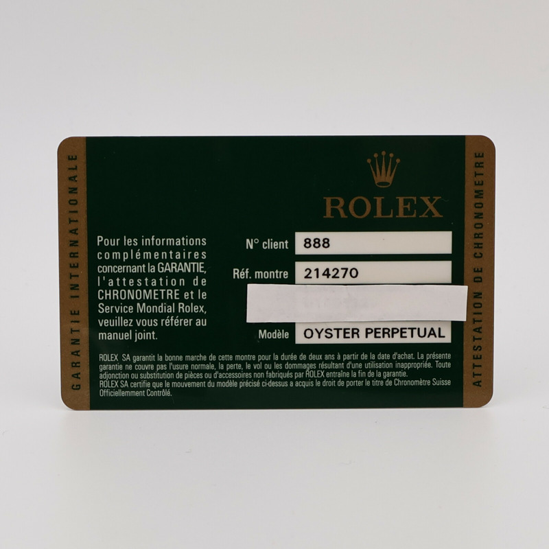 ROLEX ExplorerⅠ 214270-18