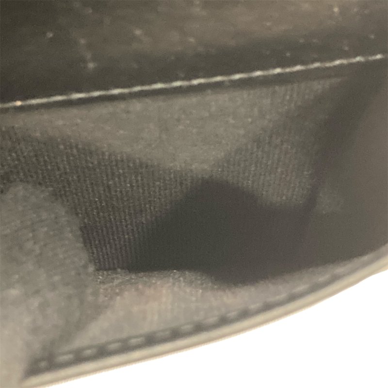 CHANEL 香奈兒 雙折短夾 牛皮 黑色 銀釦-10