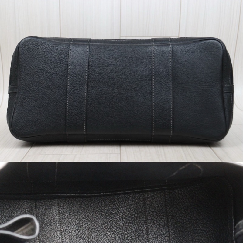 Hermes Garden Party pm 黑色帆布款-7