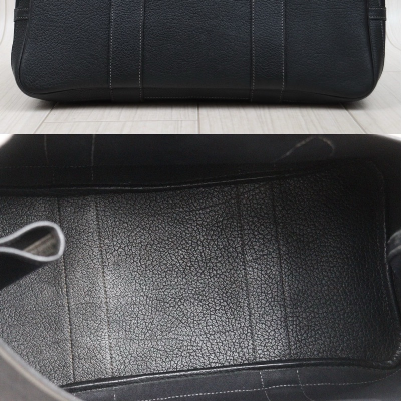 Hermes Garden Party pm 黑色帆布款-14