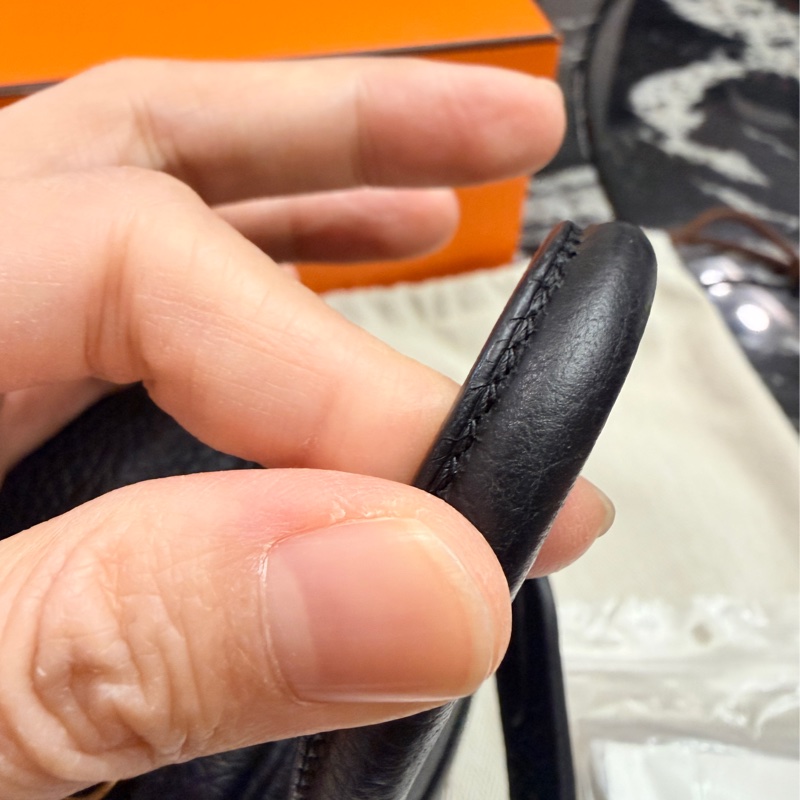 Hermes 愛馬仕 mini Lindy 黑金 Z刻-6