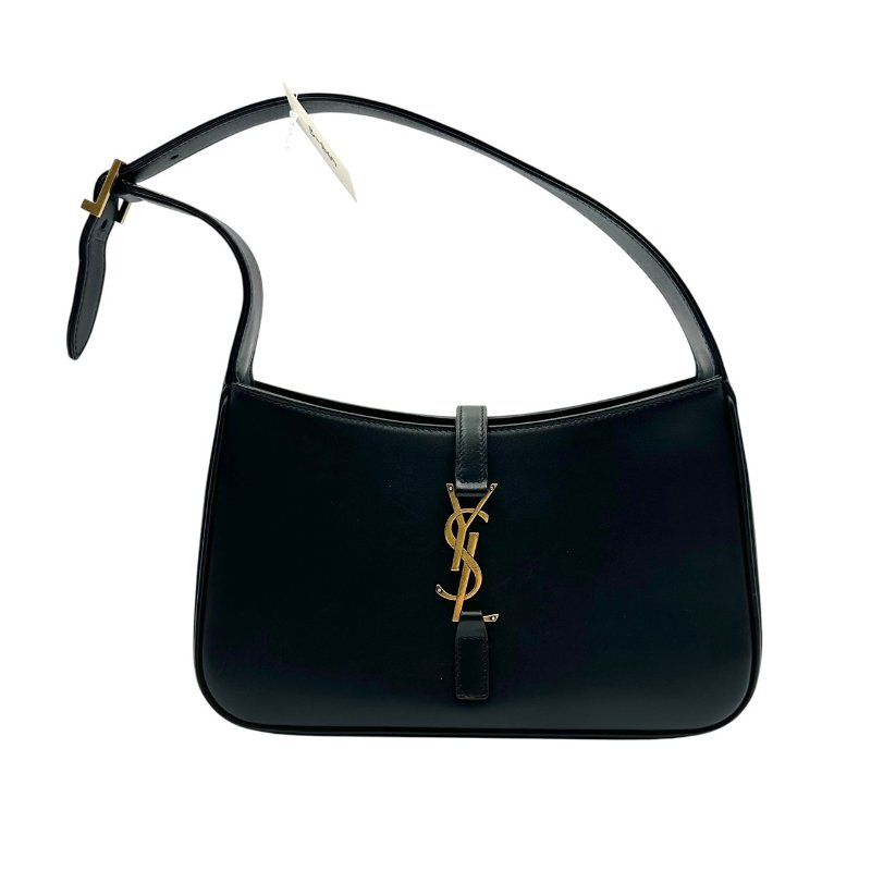 【美收精品】YSL 小牛皮黑色肩背包 C-177【隔月月中將轉賣至日本 上架期限30天】-0