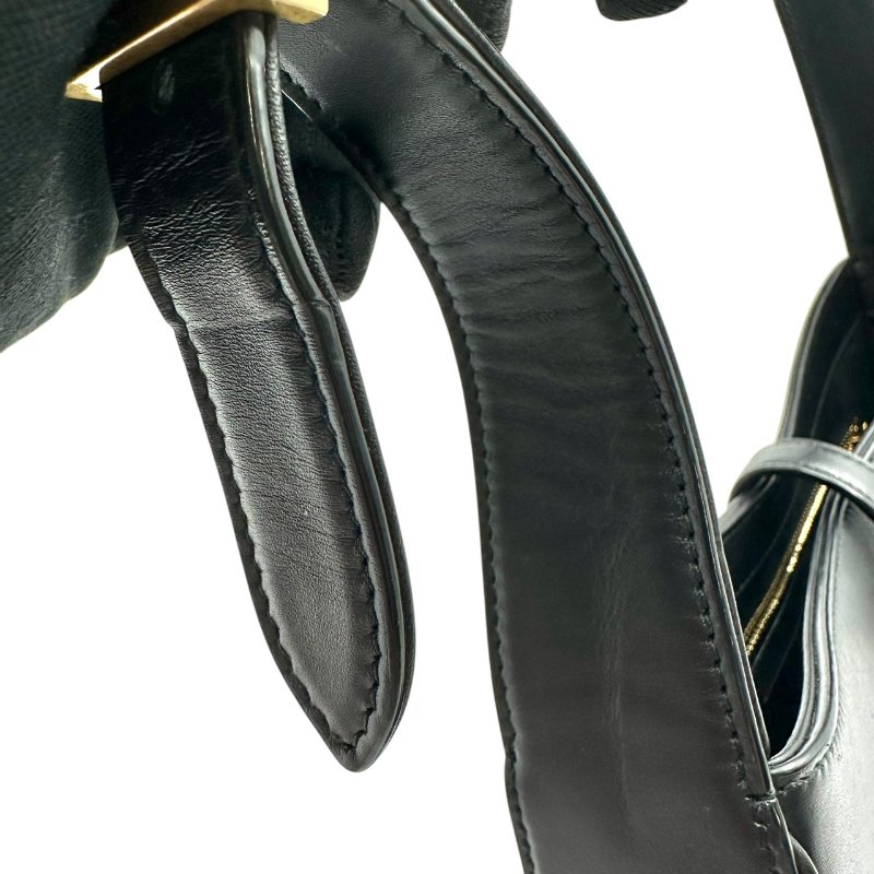 【美收精品】YSL 小牛皮黑色肩背包 C-177【隔月月中將轉賣至日本 上架期限30天】-6