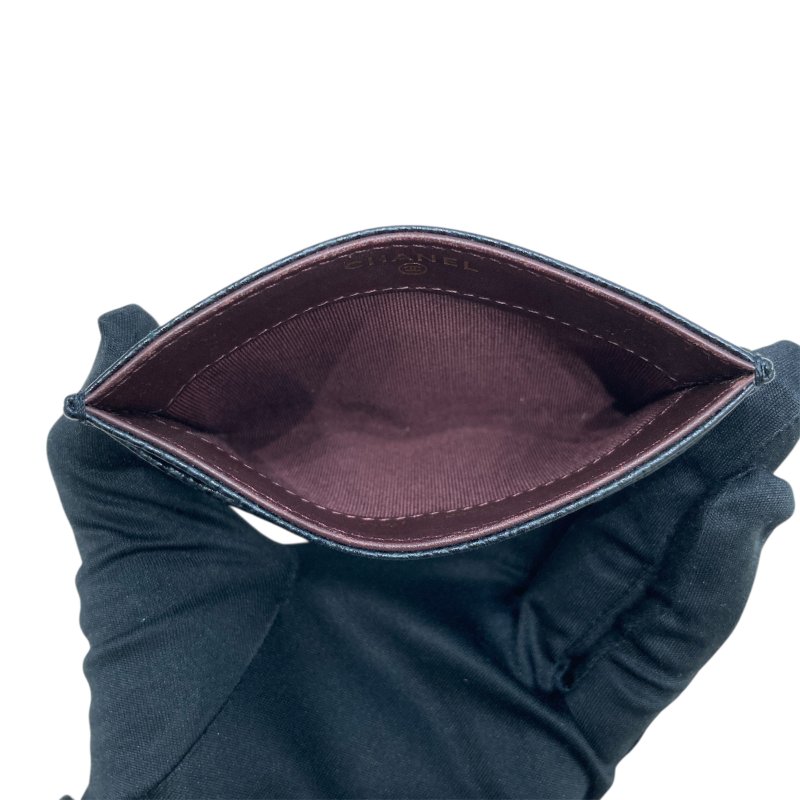 CHANEL 香奈兒 AP0213 MATELASSE 牛皮 卡夾 黑色-5