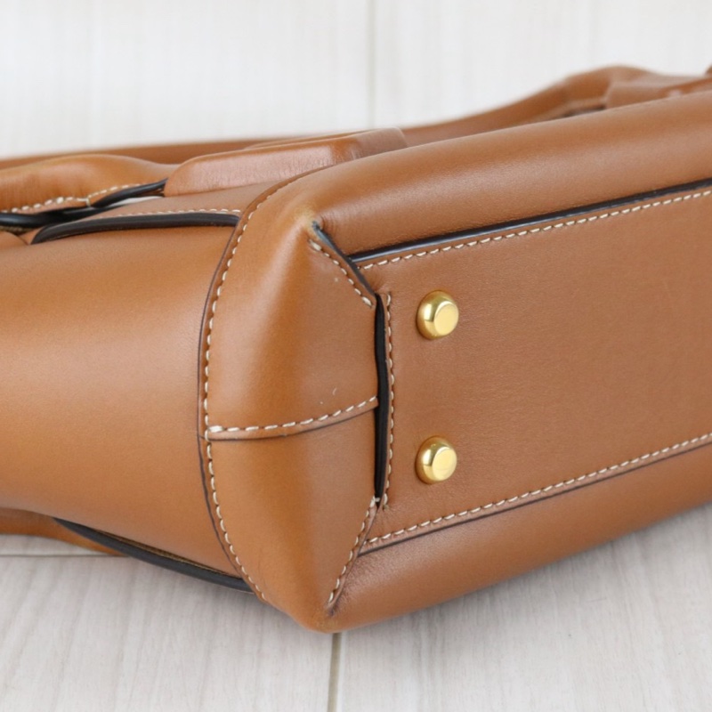 BV Arco 金棕色手提腋下包-6