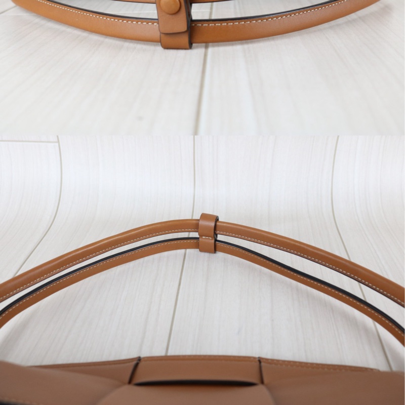 BV Arco 金棕色手提腋下包-9