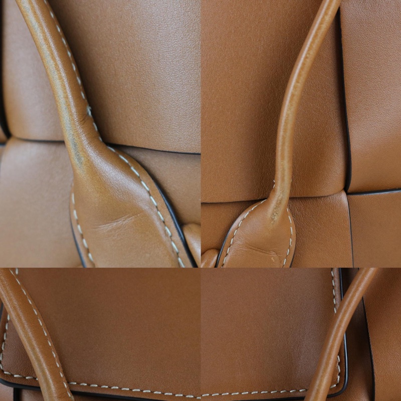 BV Arco 金棕色手提腋下包-13