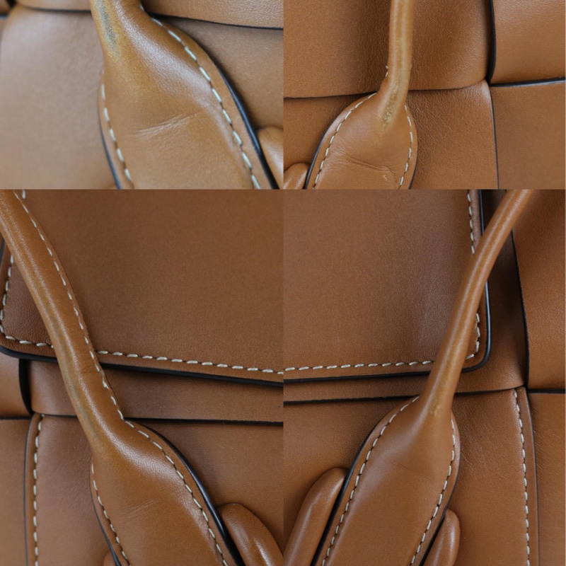 BV Arco 金棕色手提腋下包-14