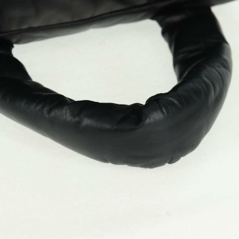 【日本直送】香奈兒波士頓包,黑色銀色雙C標誌皮革,正品編號mr1835V-7