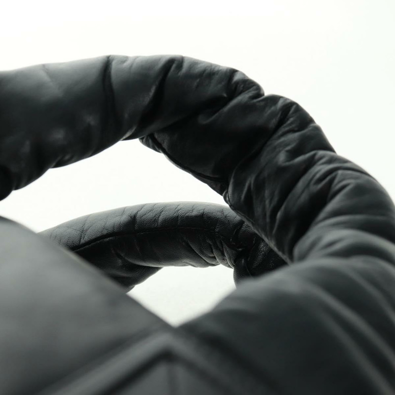 【日本直送】香奈兒波士頓包,黑色銀色雙C標誌皮革,正品編號mr1835V-13