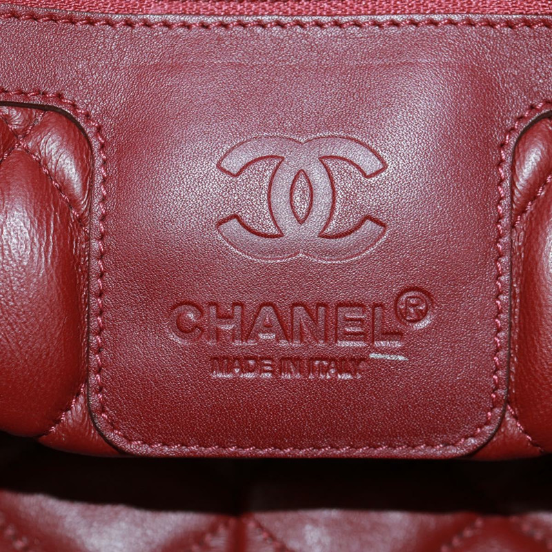 【日本直送】香奈兒波士頓包,黑色銀色雙C標誌皮革,正品編號mr1835V-19