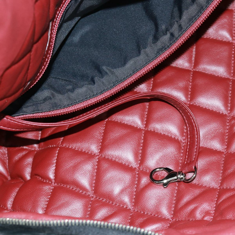 【日本直送】香奈兒波士頓包,黑色銀色雙C標誌皮革,正品編號mr1835V-23