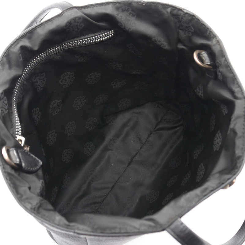 CHROME HEARTS 2Way 單肩托特包 黑色真皮 二手 男士-2