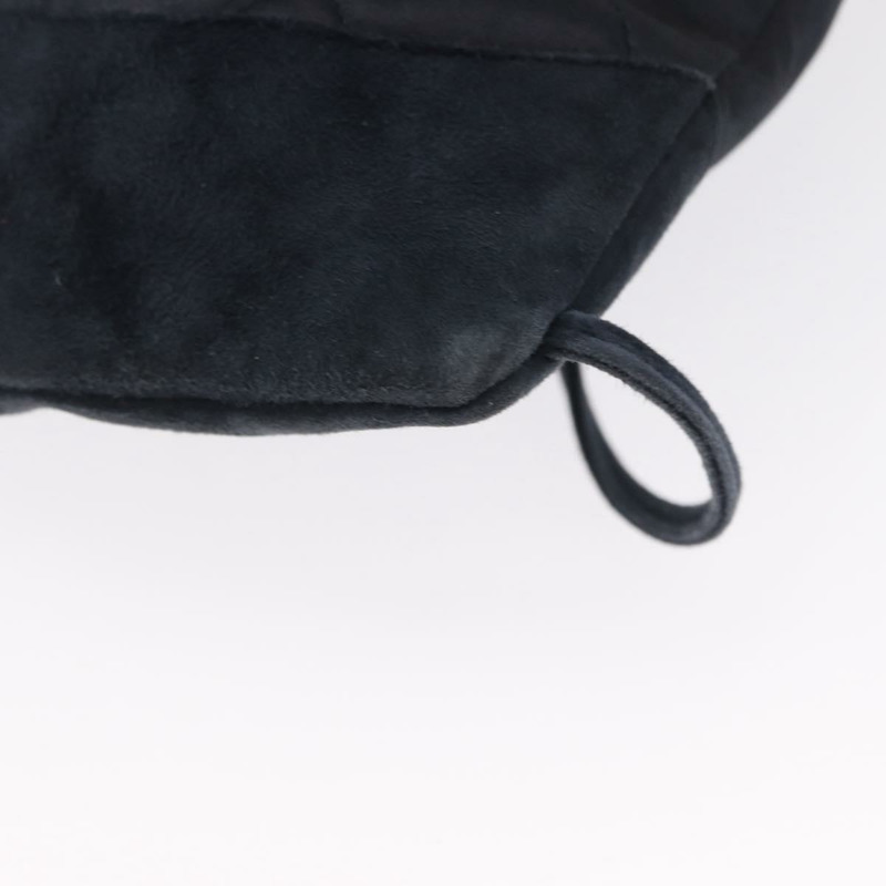 【日本直送】香奈兒 (CHANEL) 絎縫緞面海軍藍雙排扣背包,附CC標誌,貨號ka1497-8