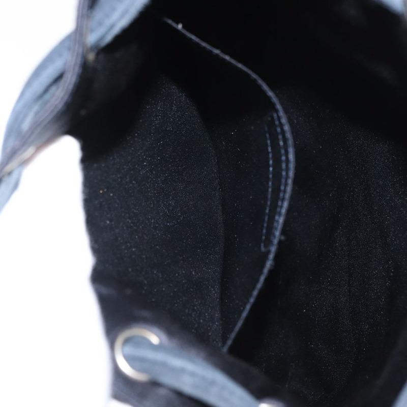 【日本直送】香奈兒 (CHANEL) 絎縫緞面海軍藍雙排扣背包,附CC標誌,貨號ka1497-10