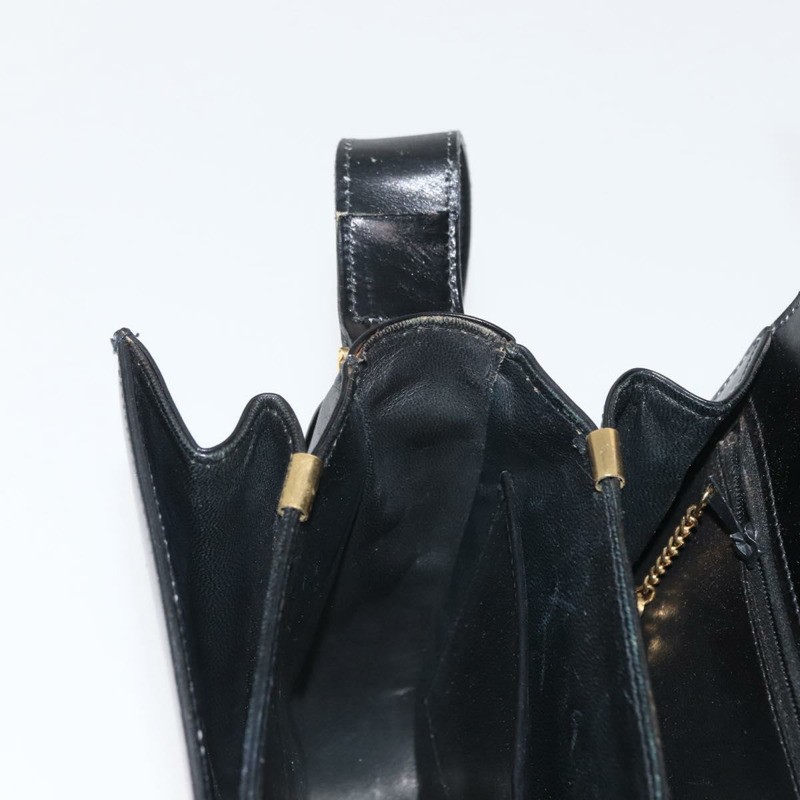 【日本直送】CELINE 黑色金色皮革肩背包,正品編號 164937-19