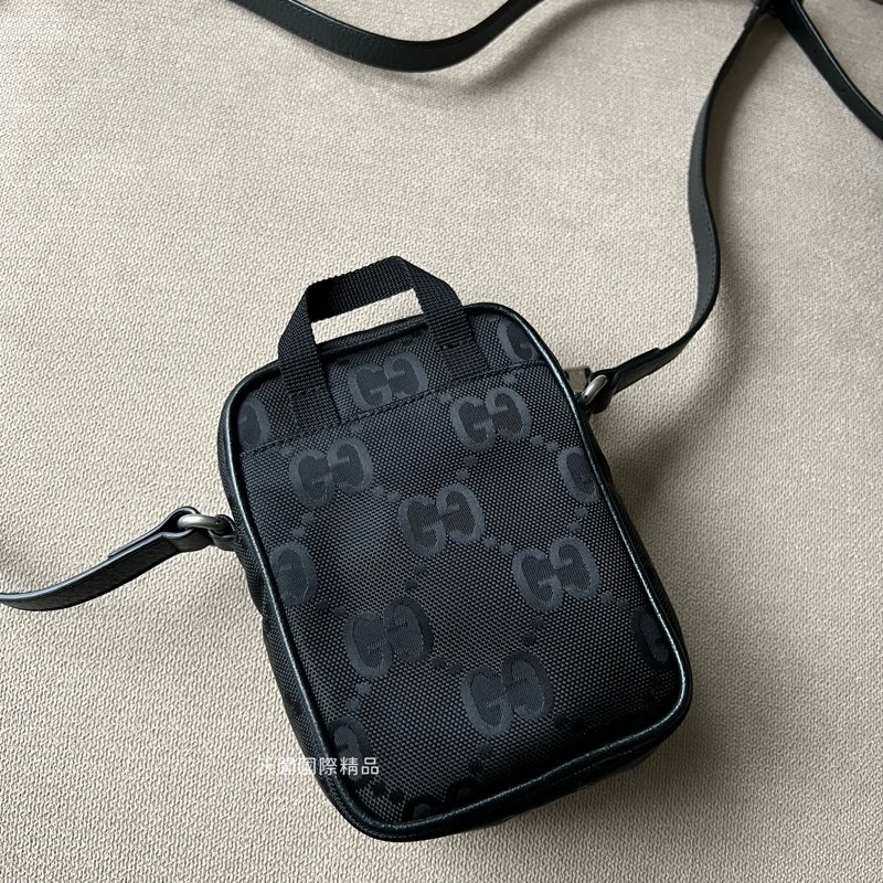 GUCCI Off the grid 斜背包 老花相機包(黑)-2