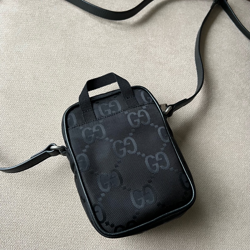 GUCCI Off the grid 斜背包 老花相機包(黑)-3
