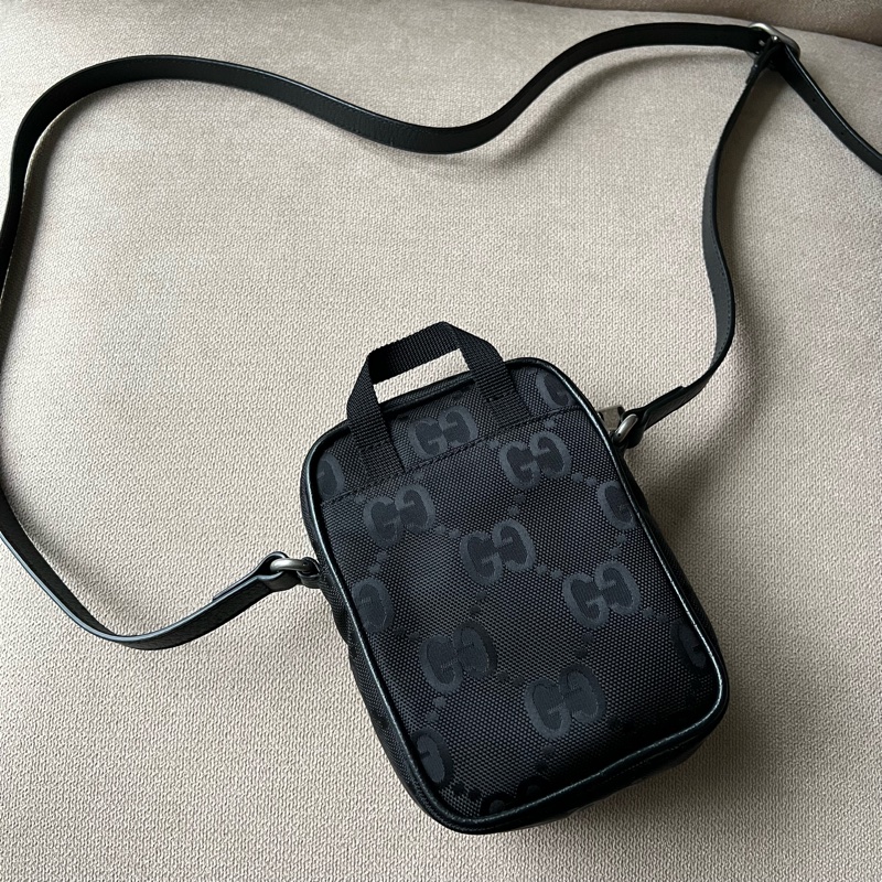 GUCCI Off the grid 斜背包 老花相機包(黑)-4