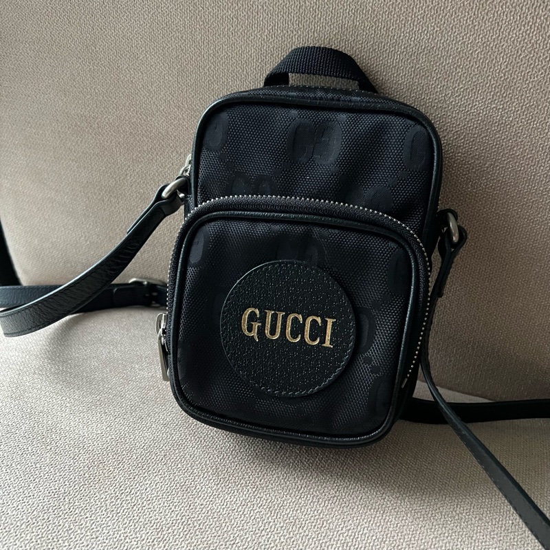 GUCCI Off the grid 斜背包 老花相機包(黑)-5