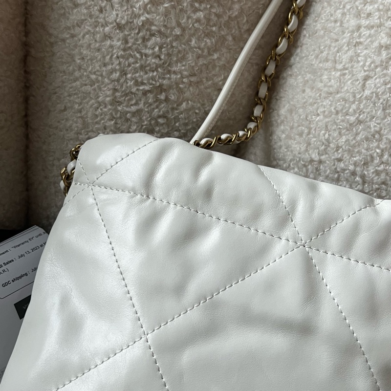 Chanel 22 bag mini 迷你垃圾包(白)-9