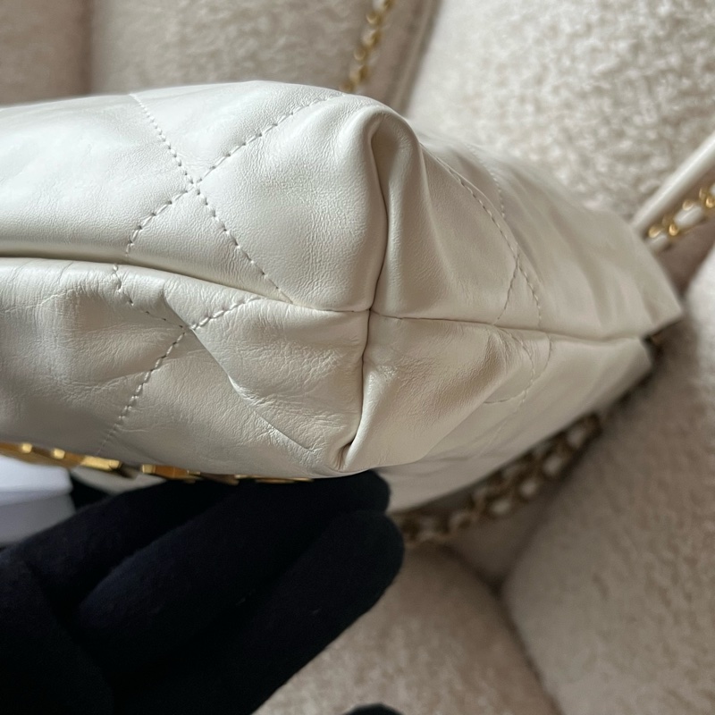 Chanel 22 bag mini 迷你垃圾包(白)-18