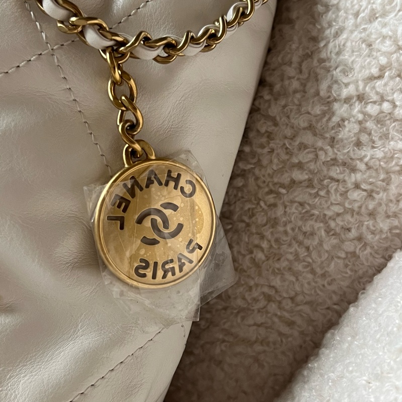 Chanel 22 bag mini 迷你垃圾包(白)-22