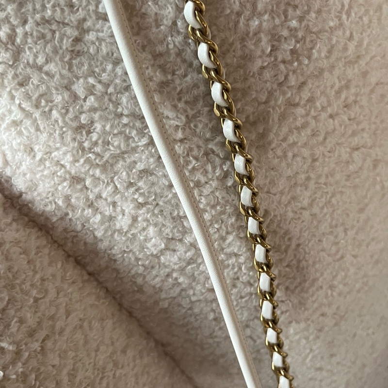 Chanel 22 bag mini 迷你垃圾包(白)-26