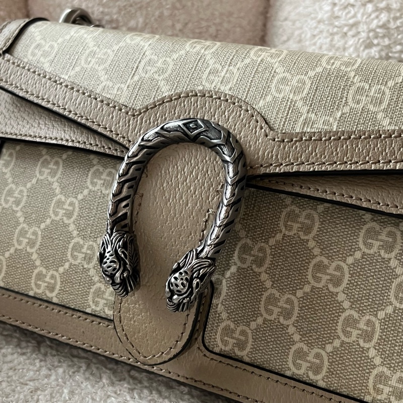 GUCCI Dionysus老花酒神包 - 中號燕麥-3