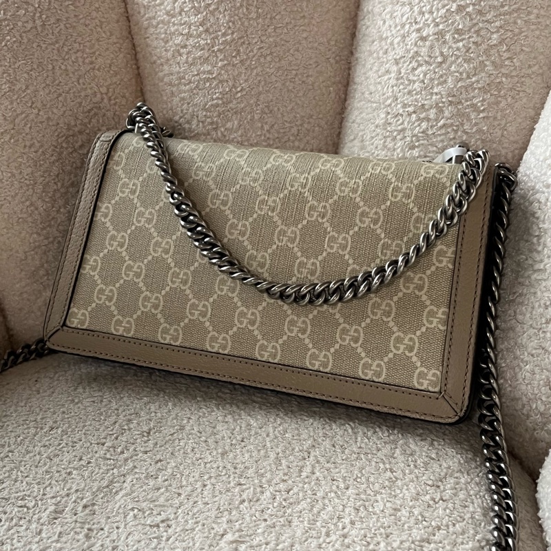 GUCCI Dionysus老花酒神包 - 中號燕麥-5