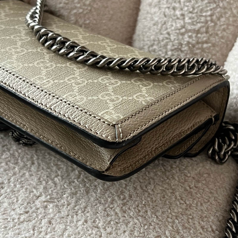 GUCCI Dionysus老花酒神包 - 中號燕麥-9