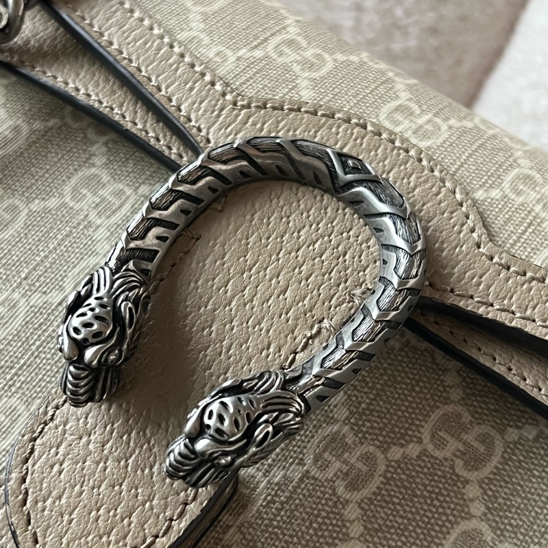 GUCCI Dionysus老花酒神包 - 中號燕麥-17