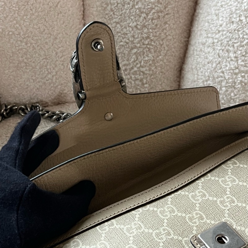 GUCCI Dionysus老花酒神包 - 中號燕麥-18