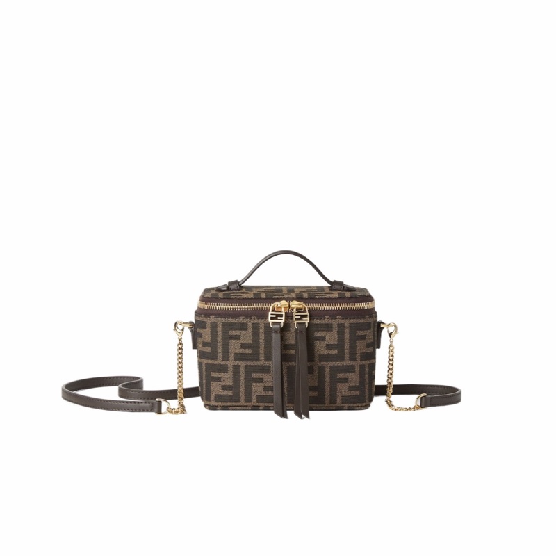 Fendi 女士 Vanity FF 迷你化妝包均碼碼16cm*8cm*11cm-0