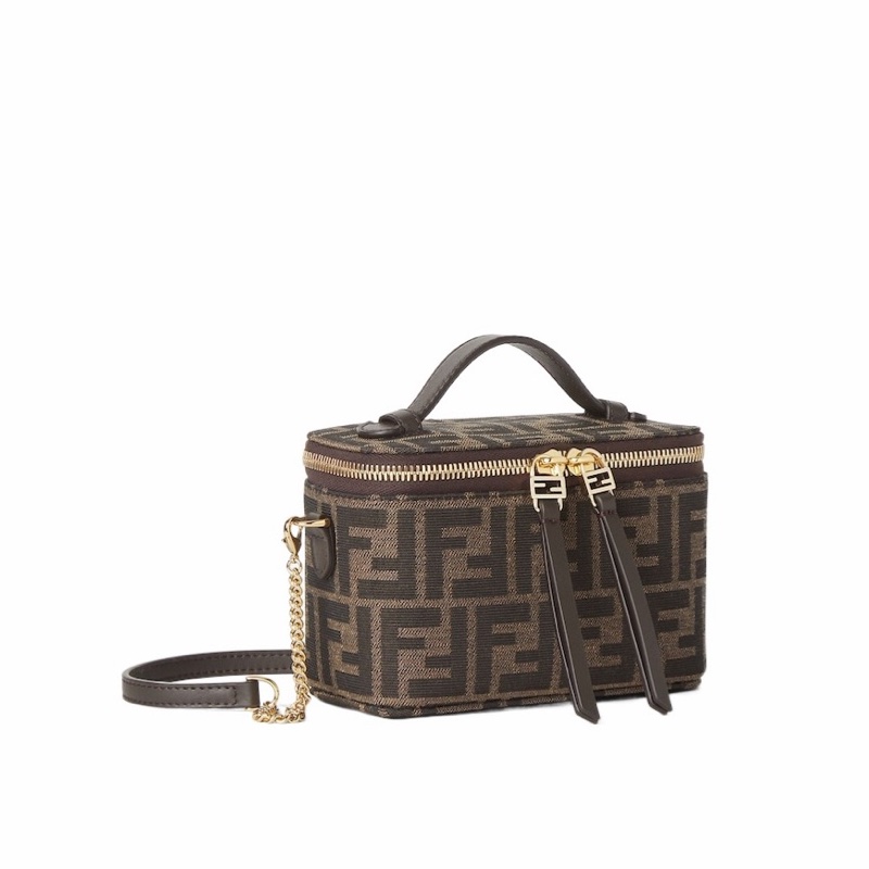 Fendi 女士 Vanity FF 迷你化妝包均碼碼16cm*8cm*11cm-1