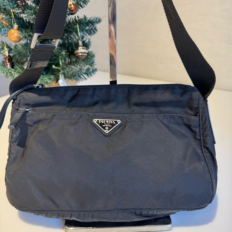 Prada降落傘布面郵差包-2